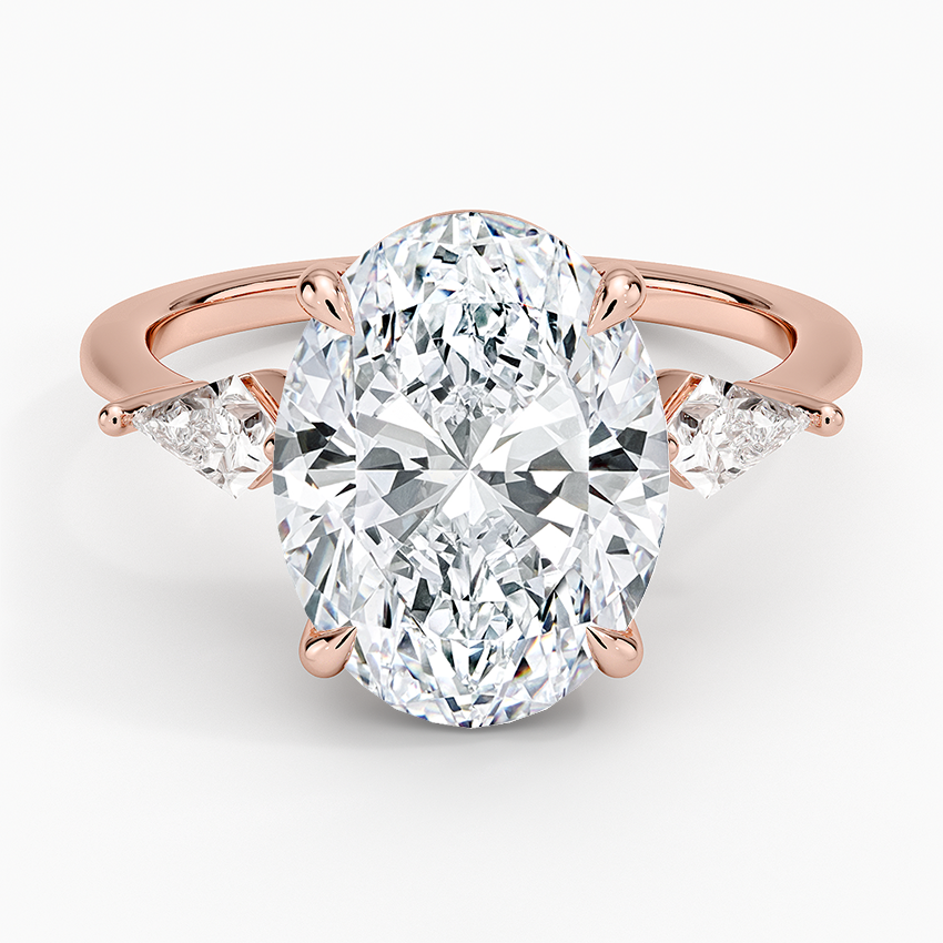 Luxe Cometa Three Stone Diamond Ring