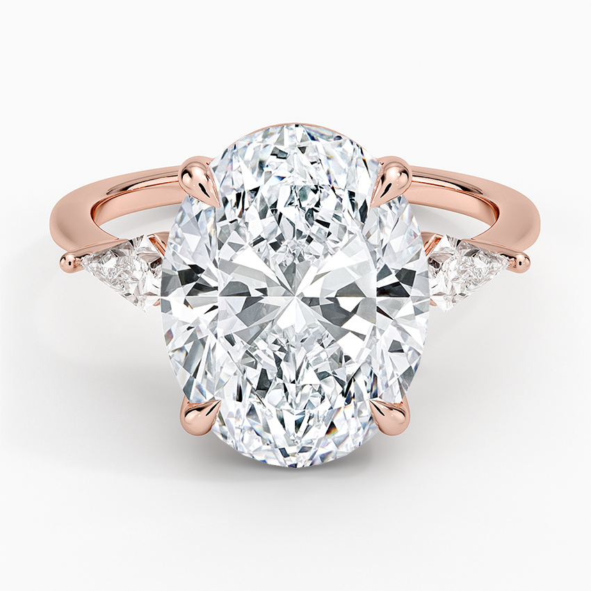Luxe Cometa Three Stone Diamond Ring
