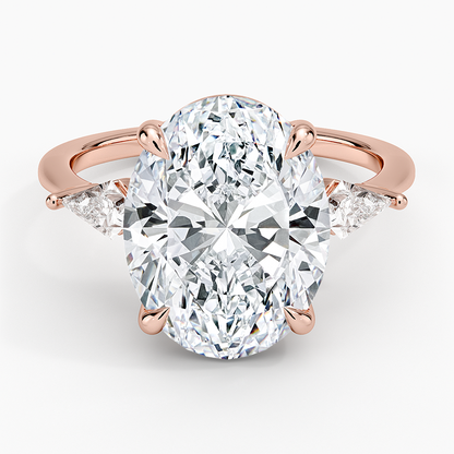Luxe Cometa Three Stone Diamond Ring