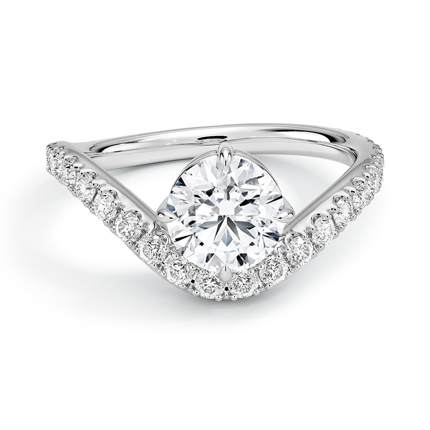 Silhouette Diamond Ring