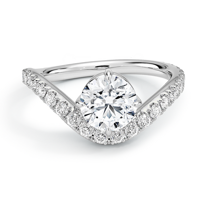 Silhouette Diamond Ring