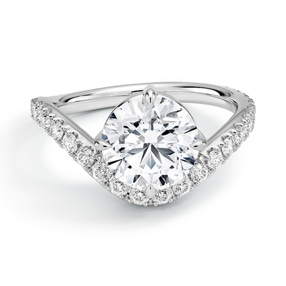 Silhouette Diamond Ring