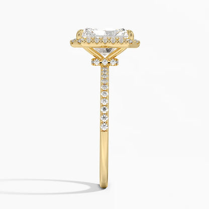 Waverly  Diamond Ring Hidden Halo