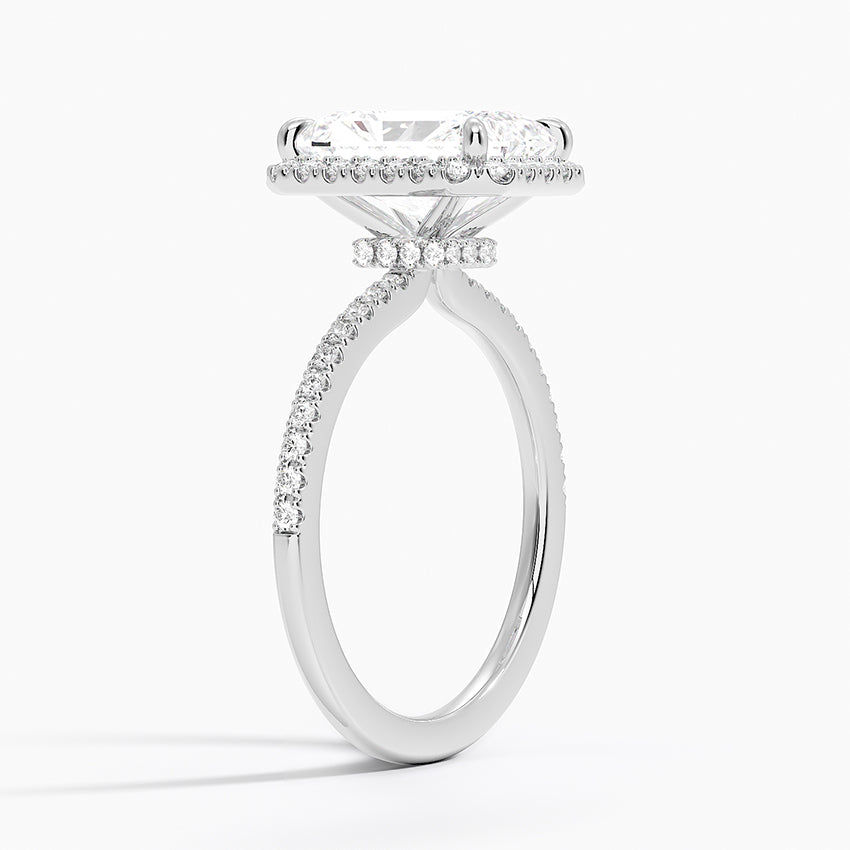 Waverly  Diamond Ring Hidden Halo