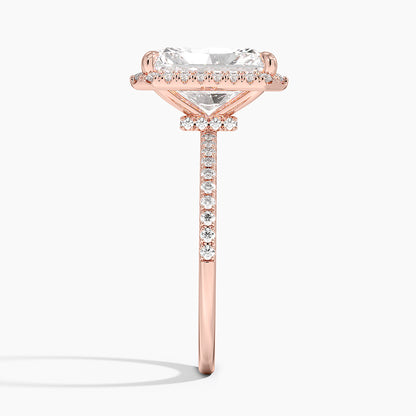 Waverly  Diamond Ring Hidden Halo