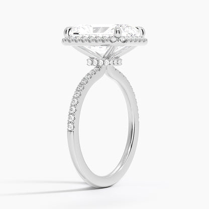 Waverly  Diamond Ring Hidden Halo