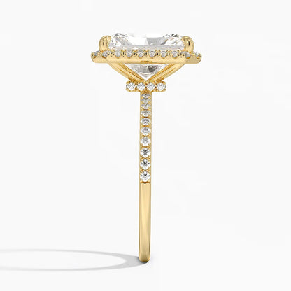 Waverly  Diamond Ring Hidden Halo