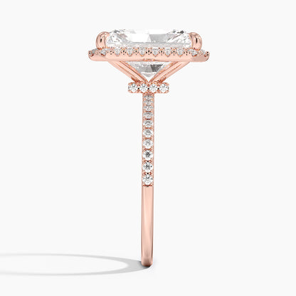 Waverly  Diamond Ring Hidden Halo