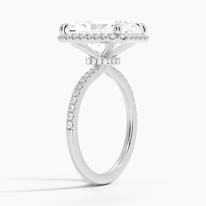Waverly  Diamond Ring Hidden Halo
