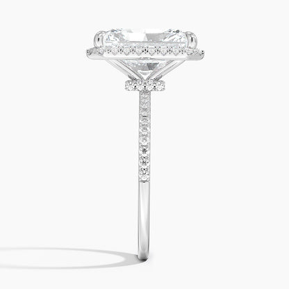 Waverly  Diamond Ring Hidden Halo