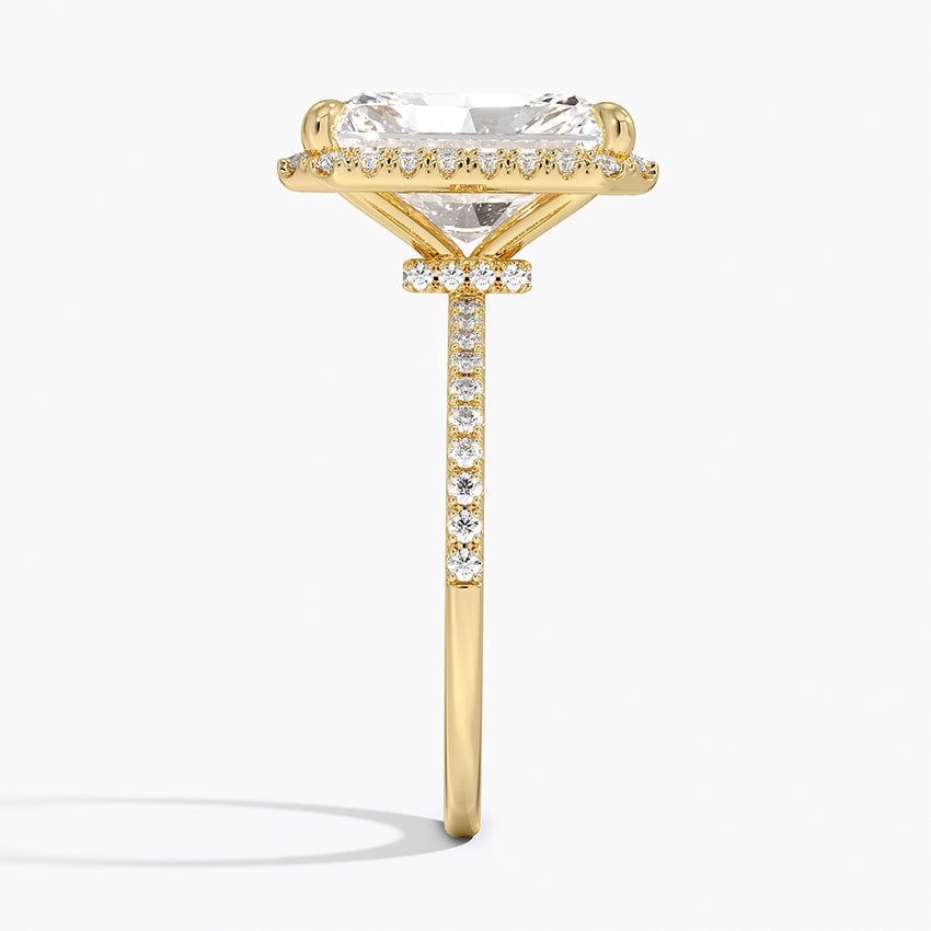 Waverly  Diamond Ring Hidden Halo