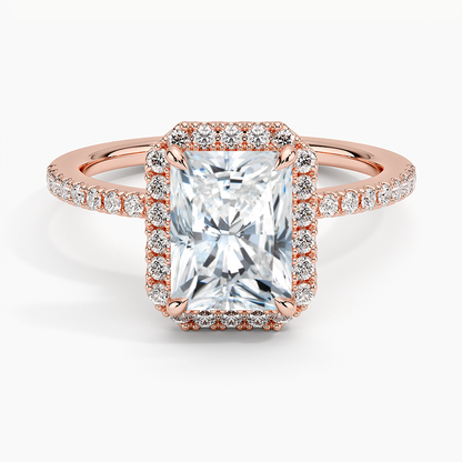 Waverly  Diamond Ring Hidden Halo