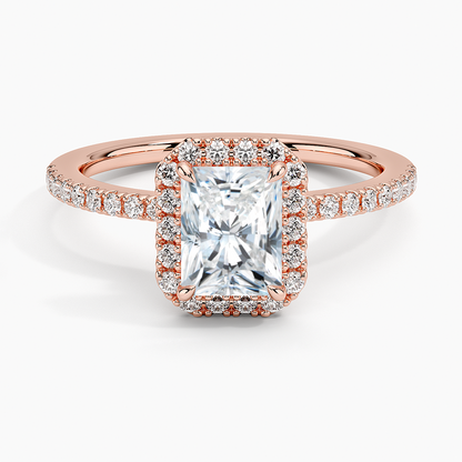 Waverly  Diamond Ring Hidden Halo