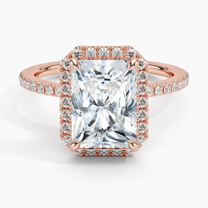 Waverly  Diamond Ring Hidden Halo