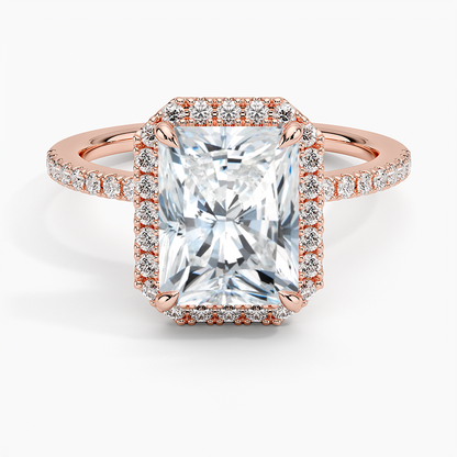 Waverly  Diamond Ring Hidden Halo