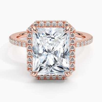 Waverly  Diamond Ring Hidden Halo