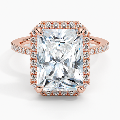 Waverly  Diamond Ring Hidden Halo