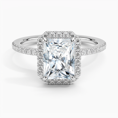 Waverly  Diamond Ring Hidden Halo