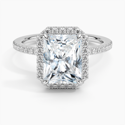 Waverly  Diamond Ring Hidden Halo