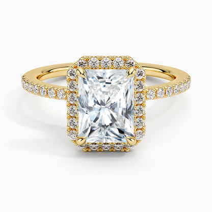 Waverly  Diamond Ring Hidden Halo