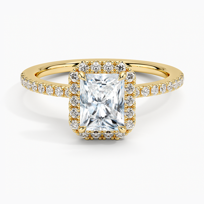 Waverly  Diamond Ring Hidden Halo