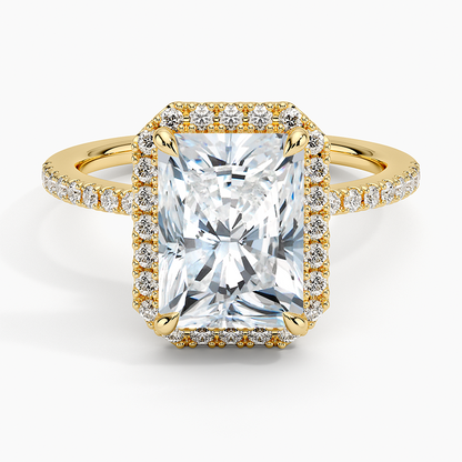 Waverly  Diamond Ring Hidden Halo