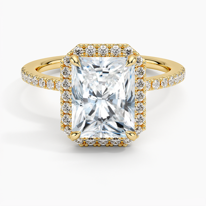 Waverly  Diamond Ring Hidden Halo