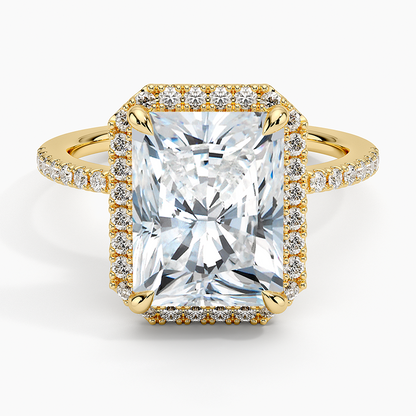 Waverly  Diamond Ring Hidden Halo