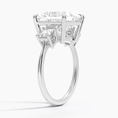 Princess Cut Three Stone Diamond Ring