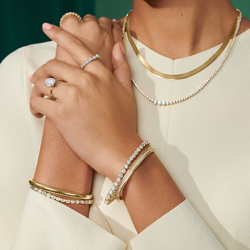 Pear Eternity Diamond Ring