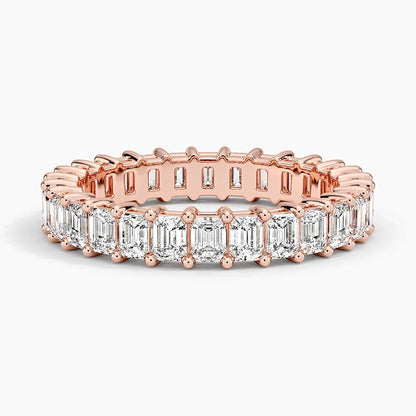 Emerald Eternity Diamond Ring