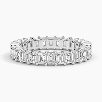 Emerald Eternity Diamond Ring