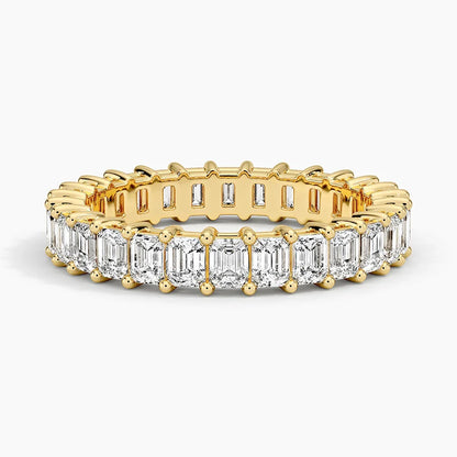 Emerald Eternity Diamond Ring