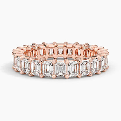 Emerald Eternity Diamond Ring
