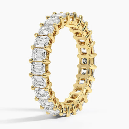 Emerald Eternity Diamond Ring