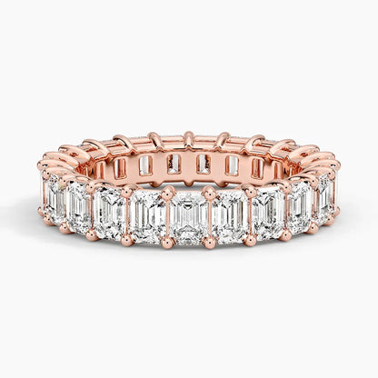 Emerald Eternity Diamond Ring