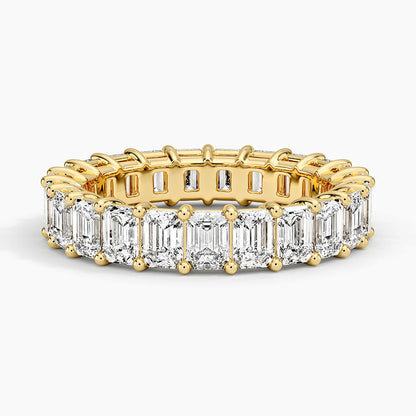 Emerald Eternity Diamond Ring