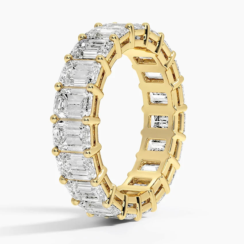 Emerald Eternity Diamond Ring