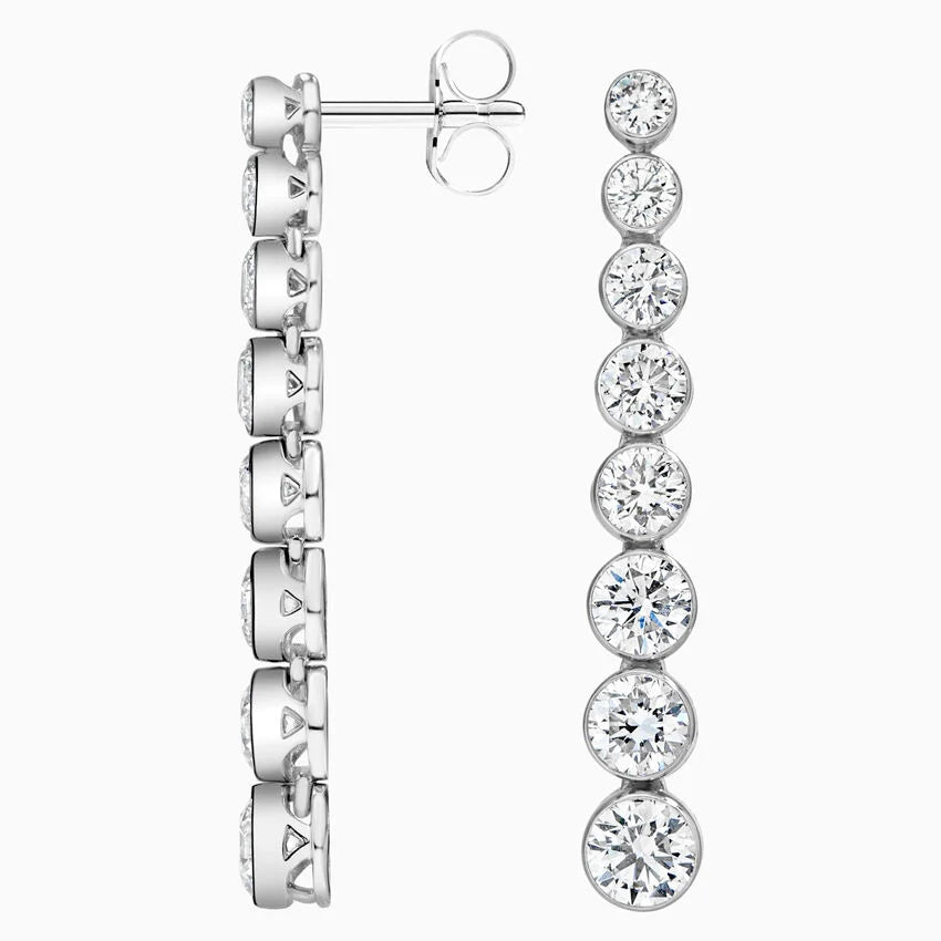 Colette Diamond Tennis Earrings
