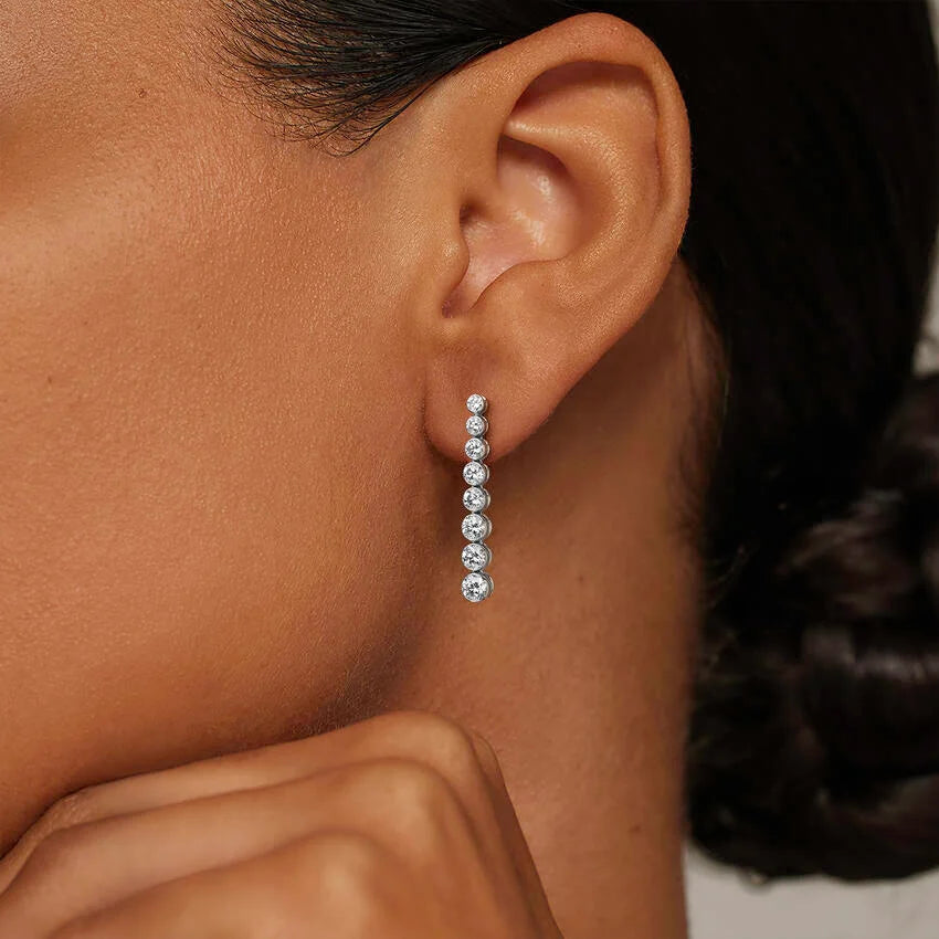 Colette Diamond Tennis Earrings