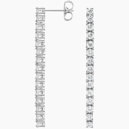 Diamond Tennis Earrings