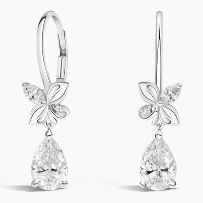 Calla Diamond Drop Earrings
