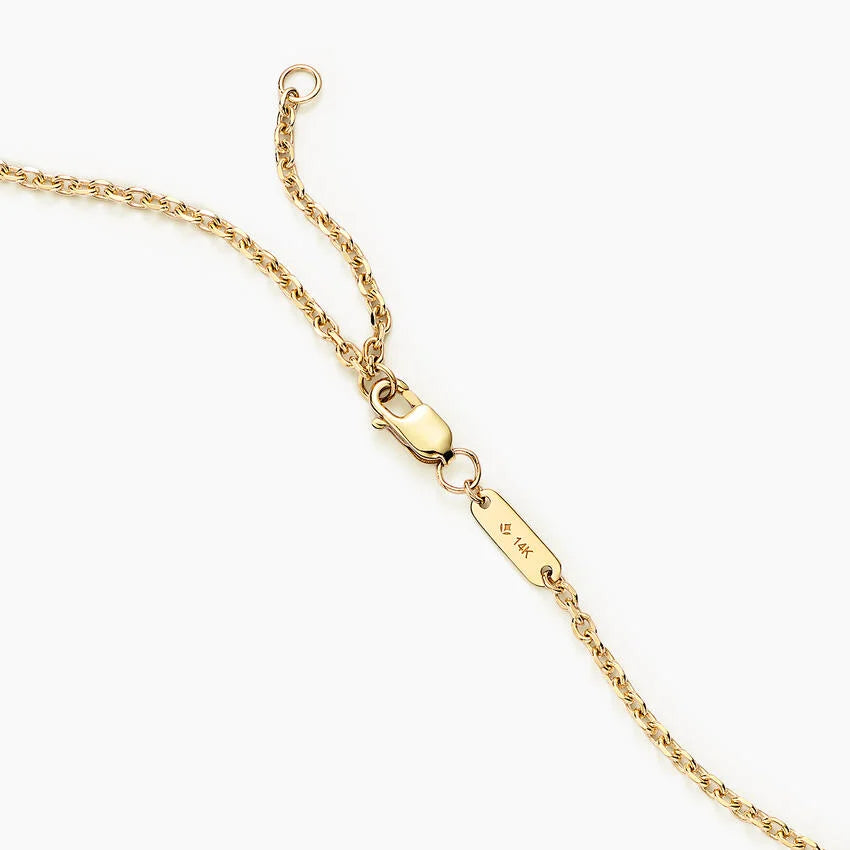 Pavé Olive Branch Diamond Necklace