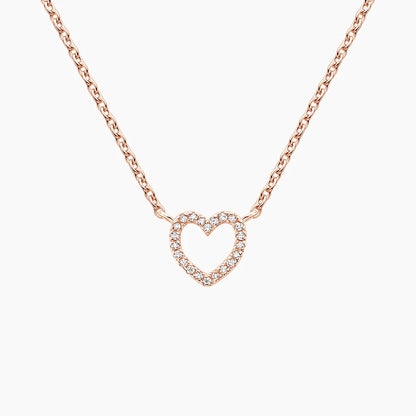 Heart Pavé Diamond Pendant