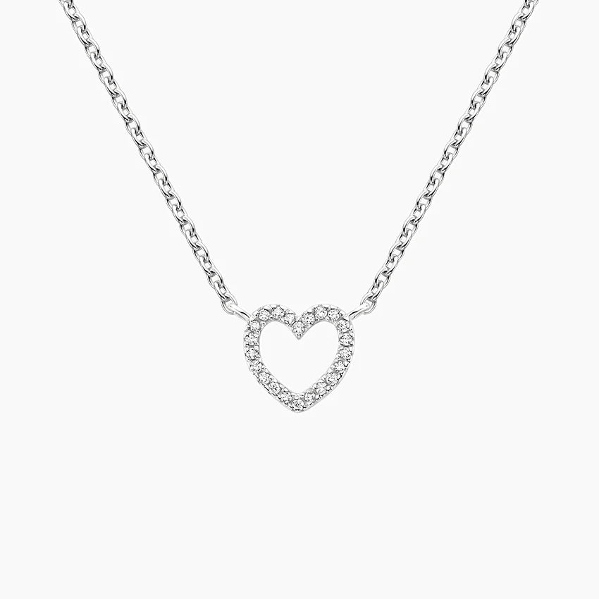 Heart Pavé Diamond Pendant
