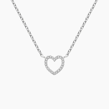 Heart Pavé Diamond Pendant