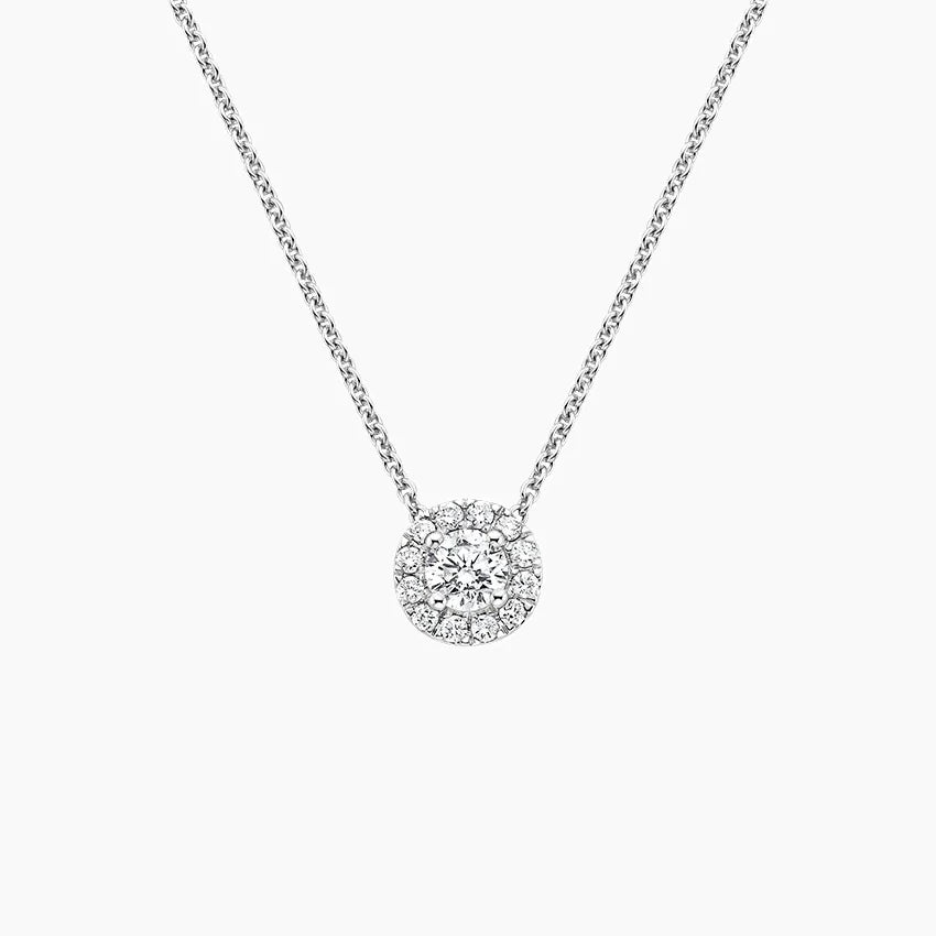 Diamond Halo Pendant