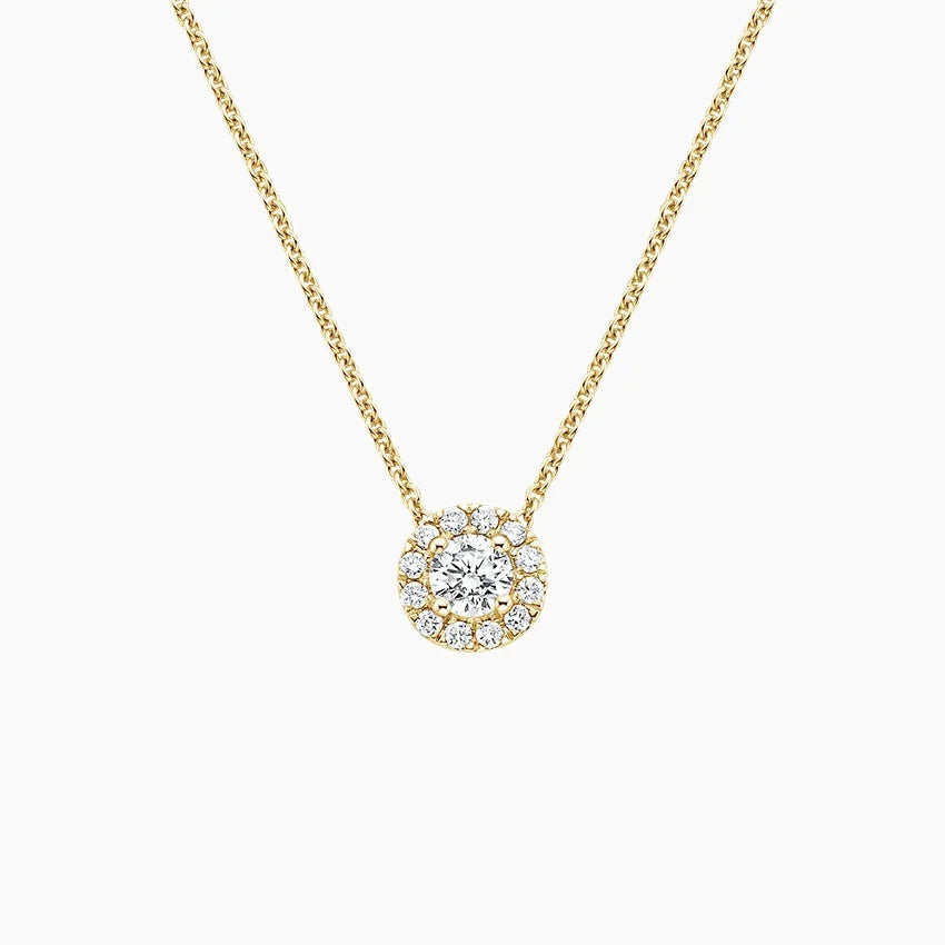 Diamond Halo Pendant