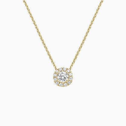 Diamond Halo Pendant