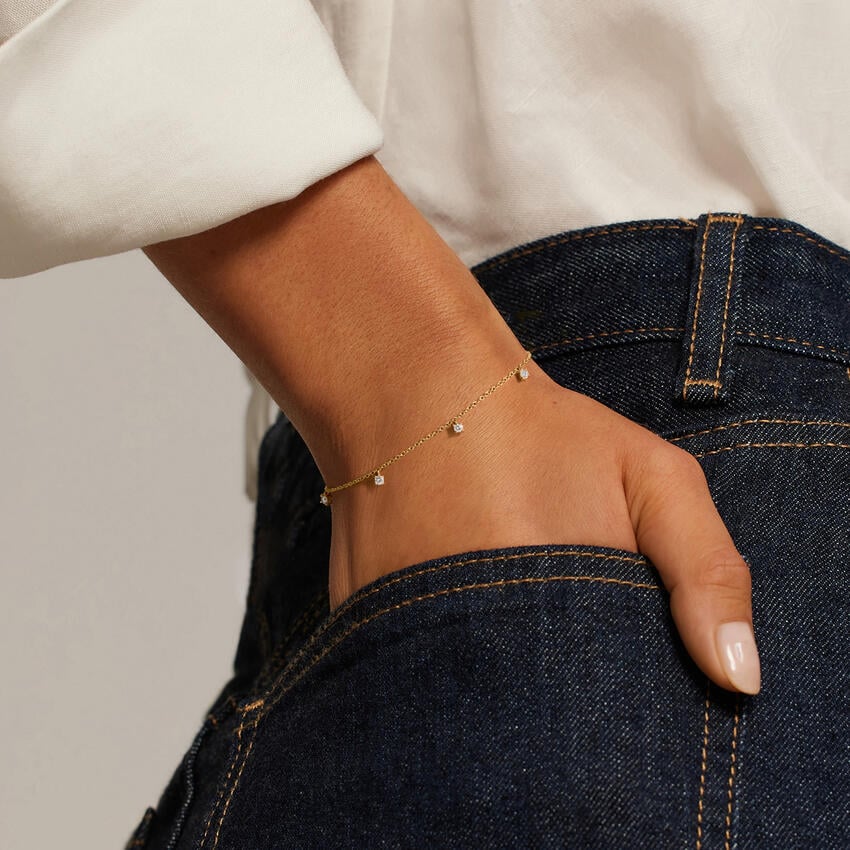 Matilda Diamond Station Bracelet